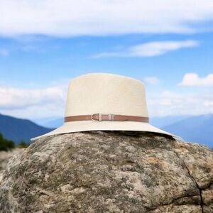 BIGALLI LADIES "AUSTRALIAN TE PANAMA" GRADE 3 NATURAL PANAMA HAT. BIGA15069.